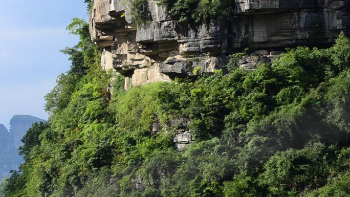 重庆南川万卷书台露营基地一角的风光