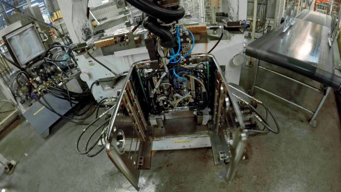 POV工业机器人使用模制铝框架