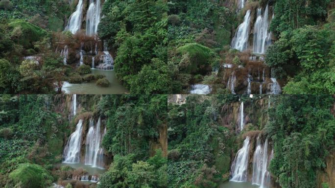 泰国最大瀑布鸟瞰图
