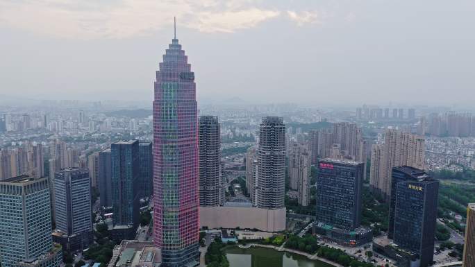 绍兴世茂中心,梅龙湖公园,湖景