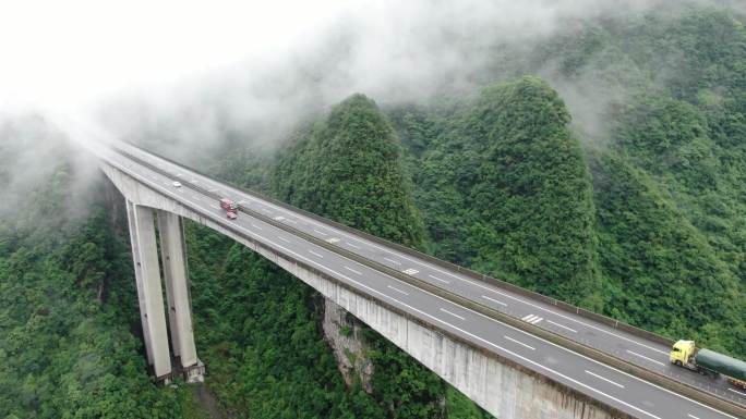 4K 山区高速公路航拍