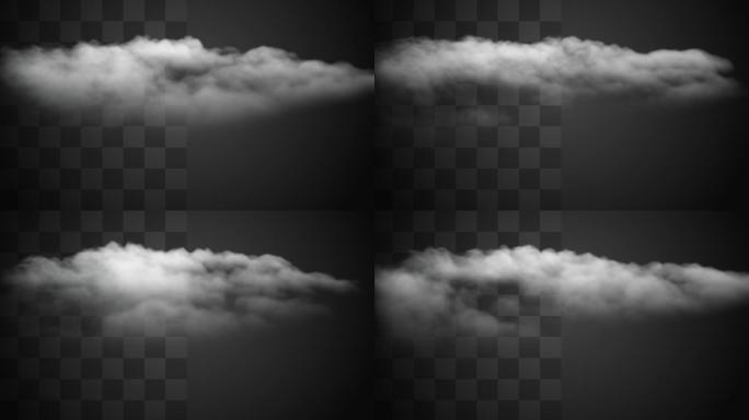 【带通道】云朵云雾缭绕动画