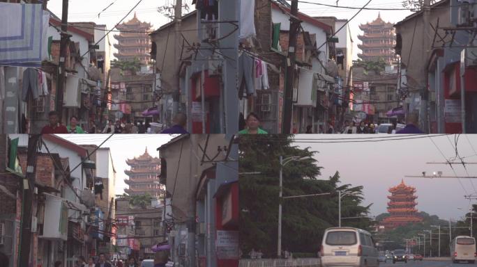 黄鹤楼 人流 街巷 街道 人文 巷子