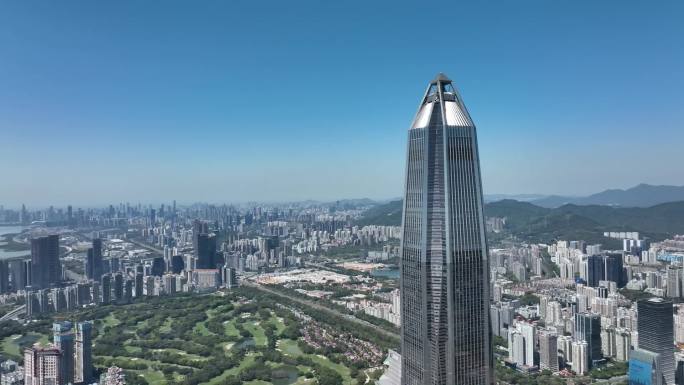 深圳平安国际金融中心航拍