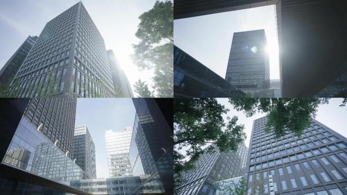 【原创4K】北京金融街写字楼大厦日光