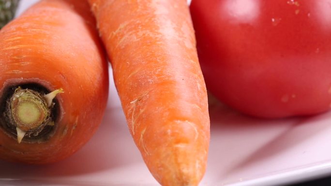 【镜头合集】蔬菜时蔬胡萝卜西红柿番茄黄瓜