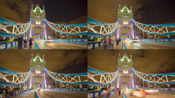 伦敦塔桥延时摄影