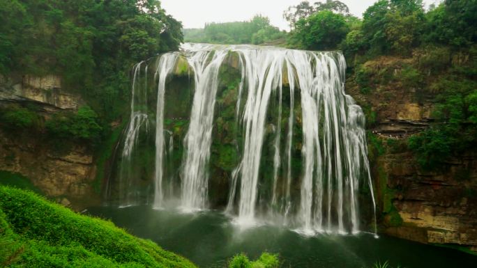 贵州黄果树瀑布著名景点景色宜人中国文化