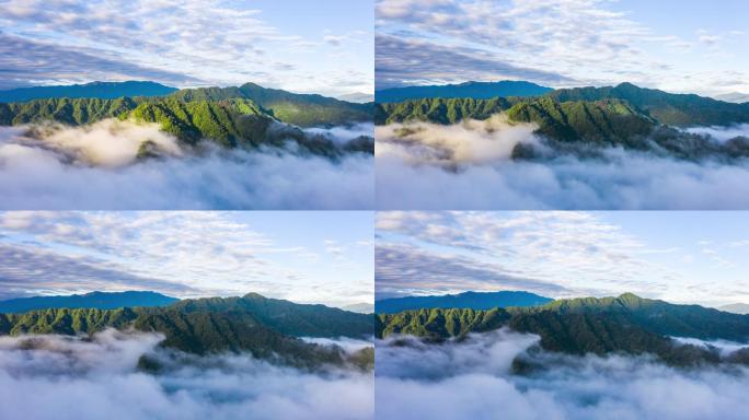 唯美壮观自然风光秀丽山川云雾缭绕群山
