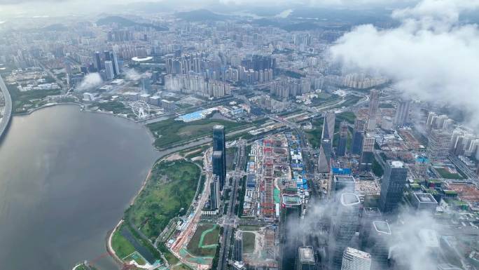 特区中的特区：深圳前海天空之城平流雾胜景