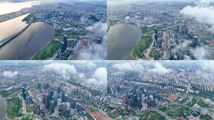 特区中的特区：深圳前海天空之城平流雾胜景