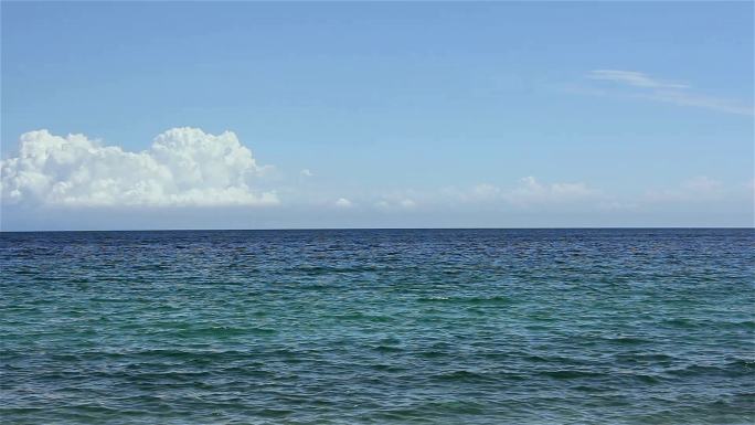 平静的海面海波纹海面