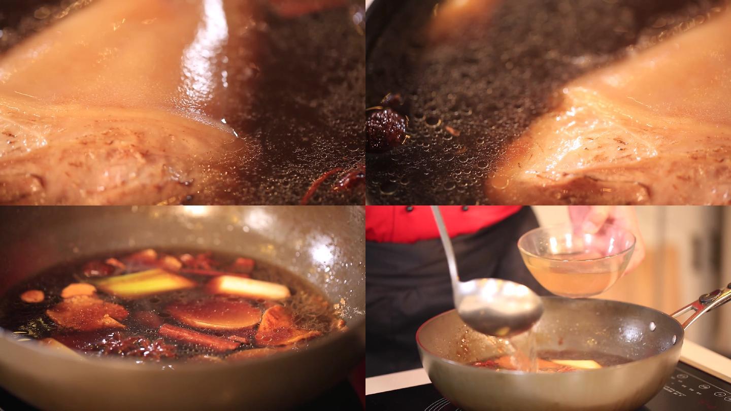 【镜头合集】加调料配制炖肉卤肉料汁