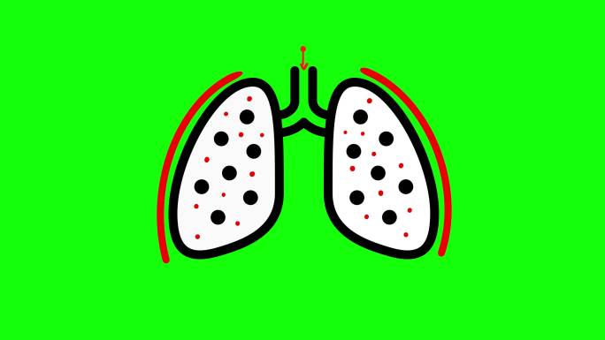 肺部动画动画