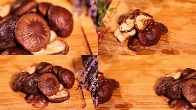 【镜头合集】蘑菇肉质增鲜食材  (2)