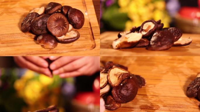 【镜头合集】蘑菇肉质增鲜食材  (1)