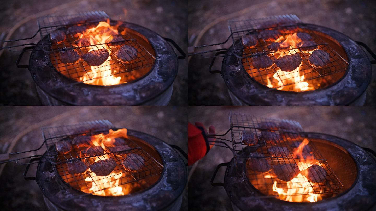 户外烧烤架烤肉碳火