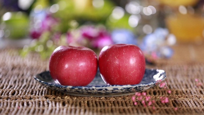 【镜头合集】制作苹果果酱果胶的原料红苹果