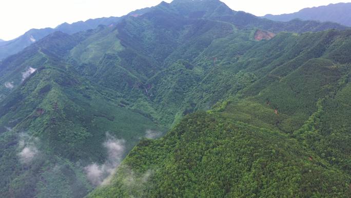 连绵不绝的青山