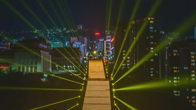 大型夜景《三峡之光》航拍延时