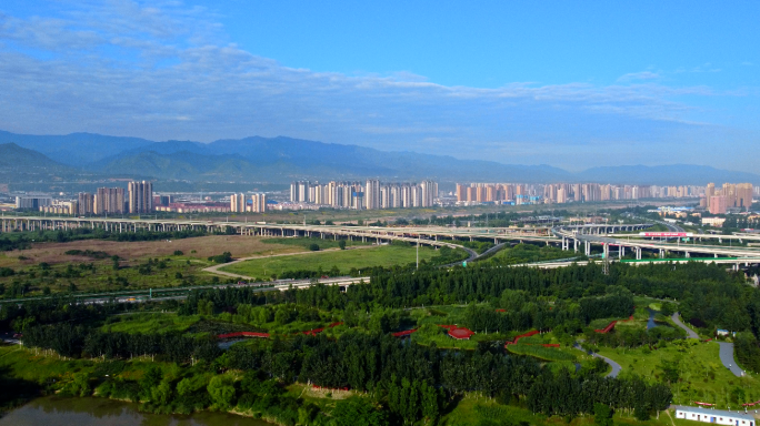 生态城市青山绿水