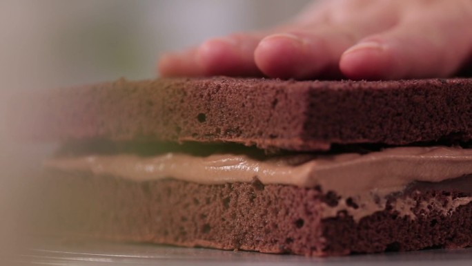 【镜头合集】裱花蛋糕巧克力蛋糕西点师
