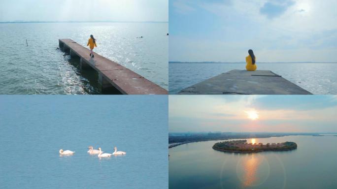 苏州漕湖湖景