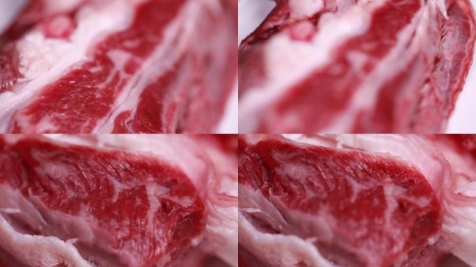 【镜头合集】新鲜牛腩肉牛肋条牛五花牛肉