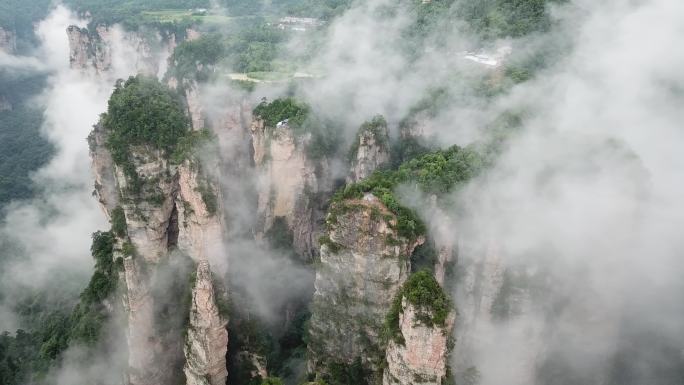 张家界武陵源天子山空中田园