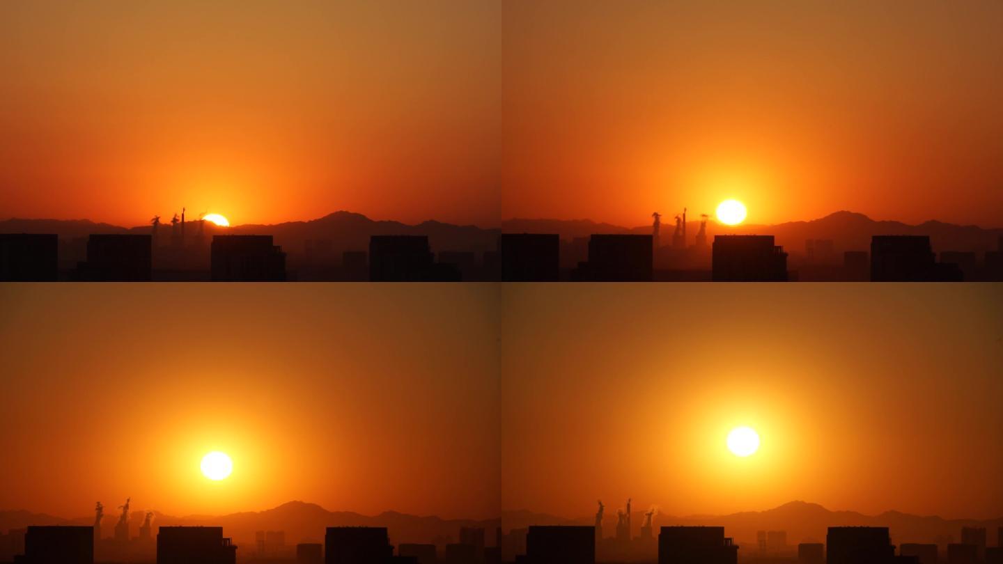日出东方红太阳升旭日东升太阳升起来清晨