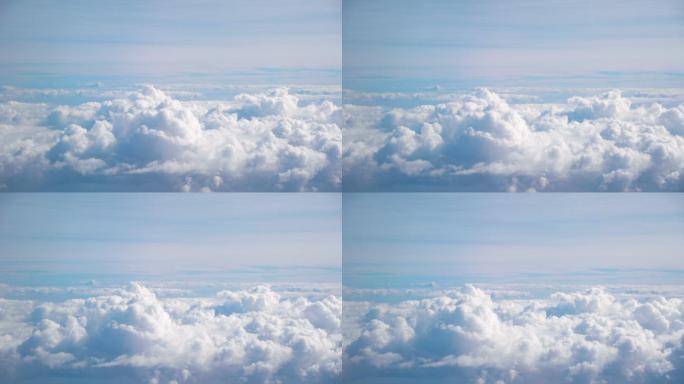 云层上方4K空中拍摄