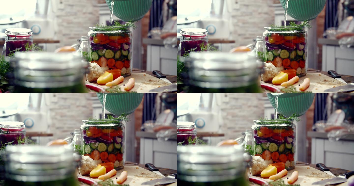 罐装有机蔬菜的保鲜