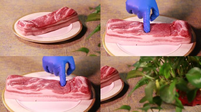 【镜头合集】注水猪肉还原实验  (1)