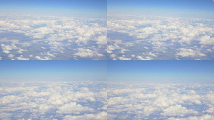 4K云层上方的两次空中拍摄