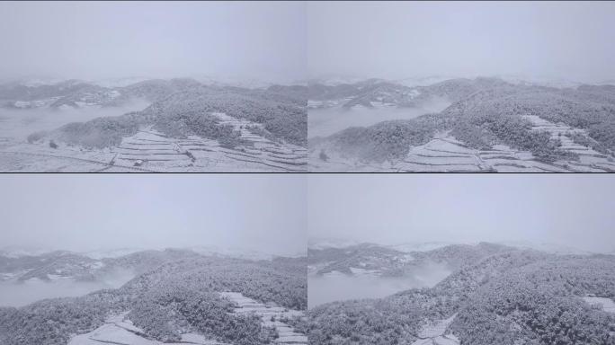 雪山航拍