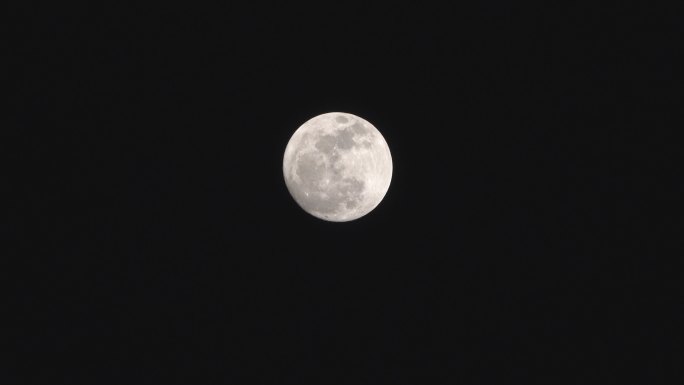 满月缩小越来越远望远镜