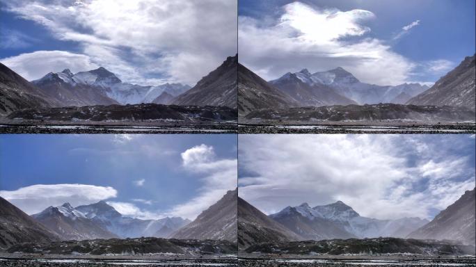 西藏珠穆朗玛峰4K延时