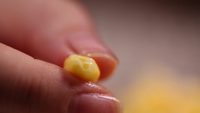 【镜头合集】剥下的玉米粒玉米胚芽