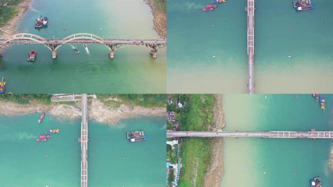 广西桂平黔江大桥航拍