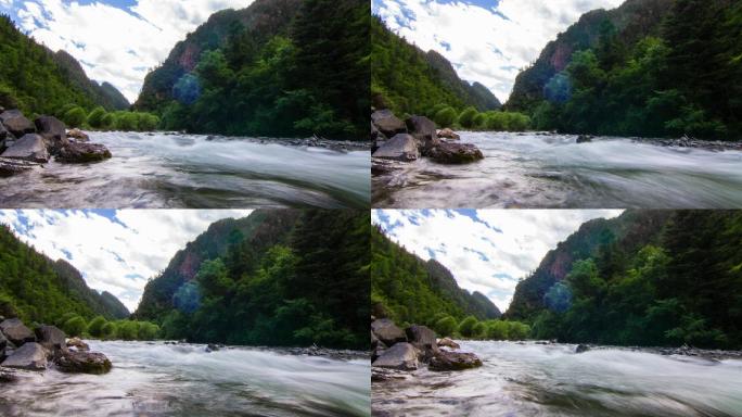 小溪流河水潺潺河流02