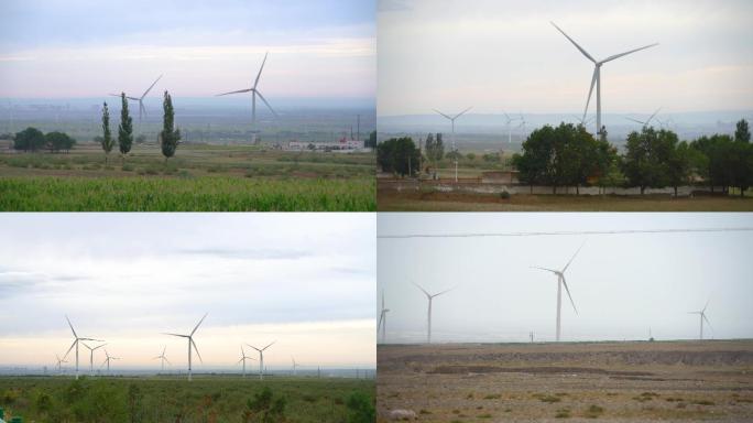 中国西北风力发电合集