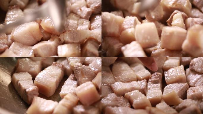 【镜头合集】炒肉猪肉块  (2)