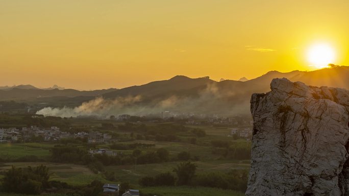 太阳下山