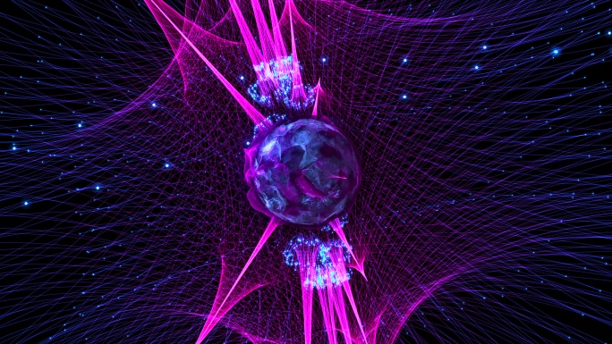 能量精华粒子网三维