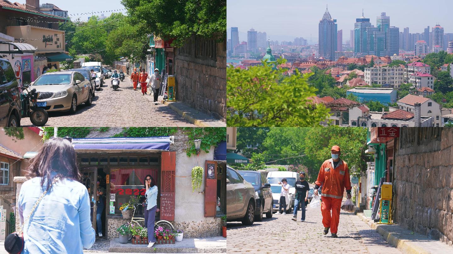 青岛人文风光旅游4K