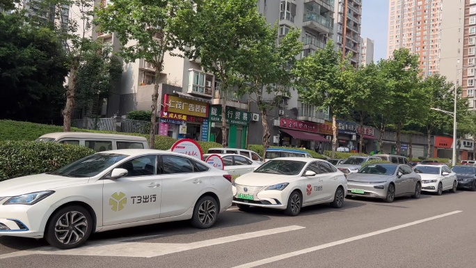 车辆占道 人行道停车 违章停车