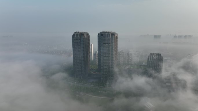 上海航拍 中庚漫游城 商圈 写字楼
