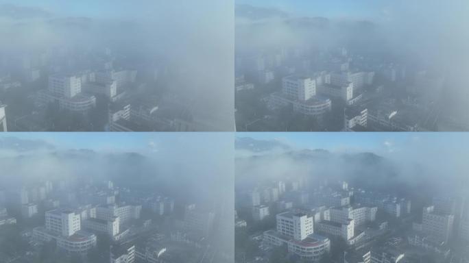 5月29日三峡屈原故里秭归新县城云雾3