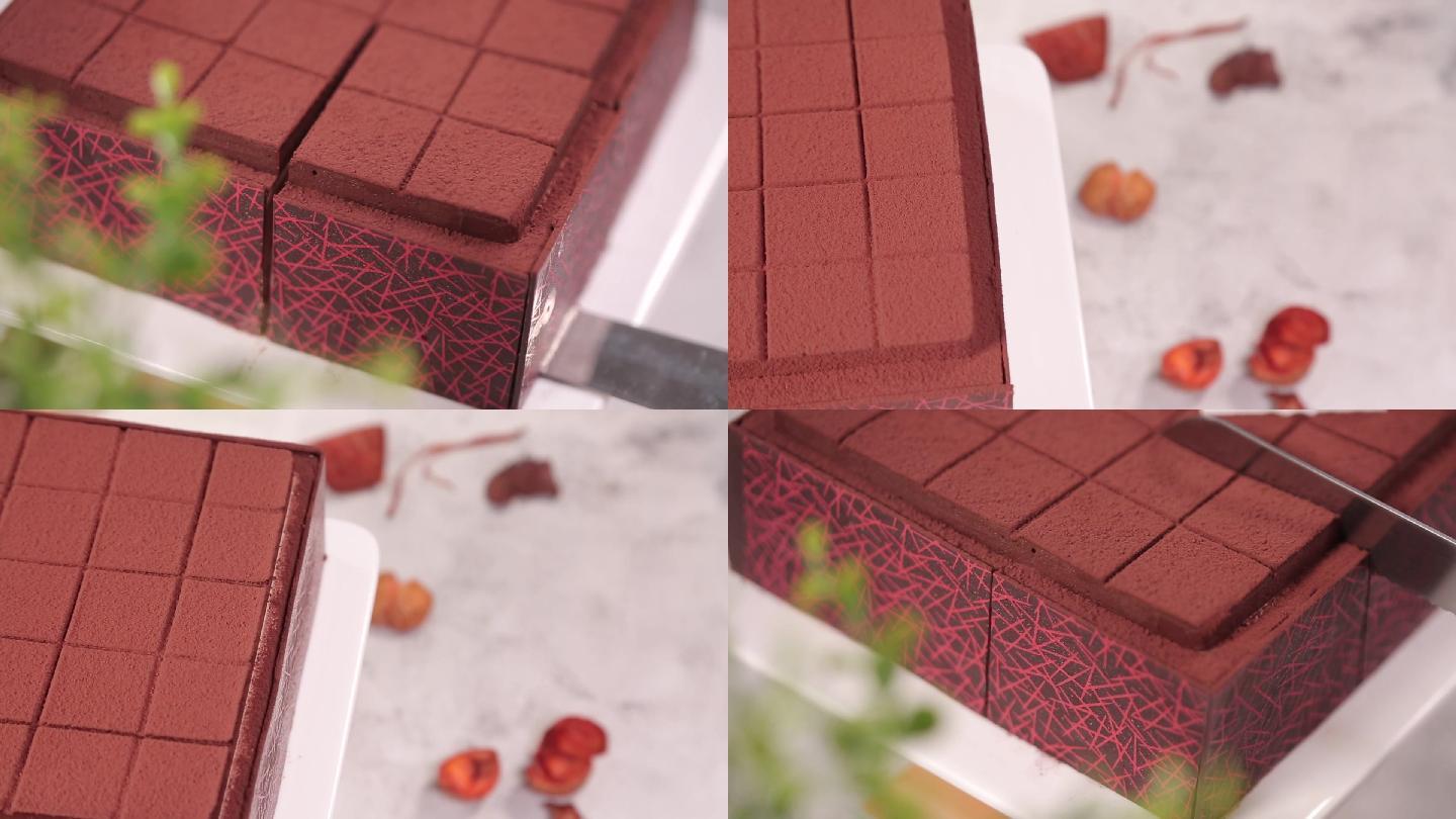 【镜头合集】生巧慕斯蛋糕熔岩蛋糕巧克力