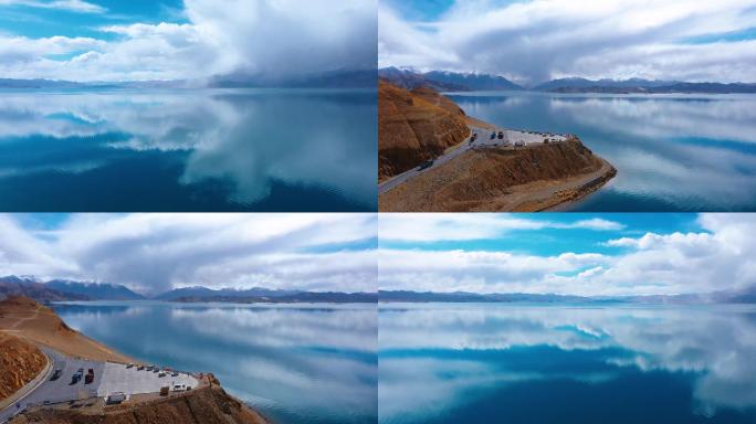 西藏班公湖航拍